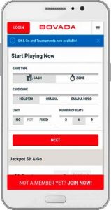 Bovada mobile app